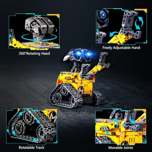 HOGOKIDS 5 in 1 Robot Building Toys for Kids - Remote & APP Controlled Set - Image 3