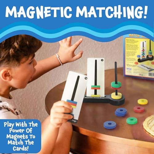 Popular Playthings Magnetic Match Rings, Stacking and Matching Magnets Game - Image 2