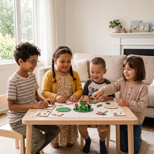 Silipull 3D Frog Puzzle 12 Piece Paper Craft Kit for Kids 8+ - Image 6