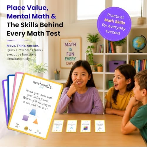 Numberella Deluxe Math Board Game Level 1 | Ages 7-10 | Times Tables STEM - Image 4