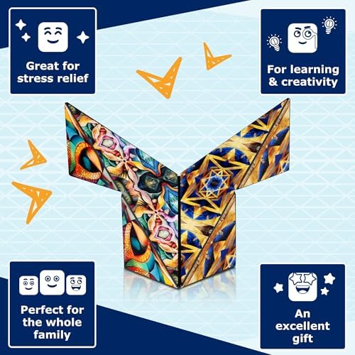Shashibo ICOSA XL Magnetic Puzzle Toy, Stress Relief Fidget Toy - Image 3