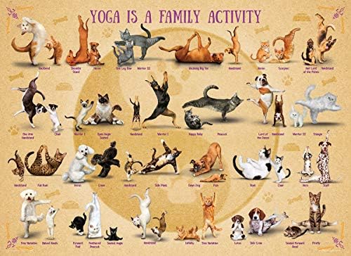 Yoga is Family Activity Family Puzzle 500pc - Image 2