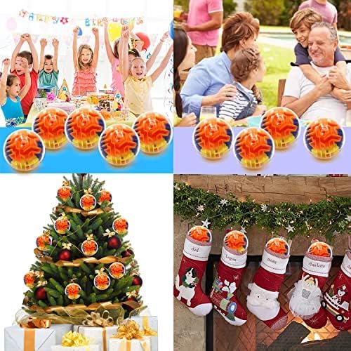 Nothers 3D Maze Brain Teaser Puzzles, 6 Pcs Set, Modern Style, Ages 6-12, Bright Colors, Beginner Level, Spatial Awareness, Patience Skill, Hand-Eye Coordination, Focus - Image 2