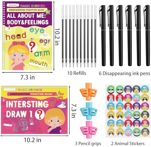 Golinkid Magic Grooved Writing Practice, grooved Handwriting Practice - Image 5