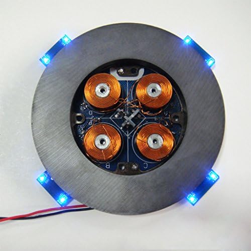 5 Pieces Copper Magnetic Levitation Coil with Iron for The Third Generation Coil, Orange - Image 2