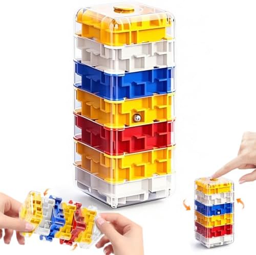 2-in-1 Fidget Spinner Maze Cube 3D Puzzle Brain Teaser 7 Level by Unknown