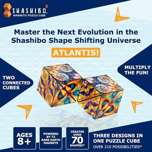 Shashibo ICOSA XL Magnetic Puzzle Toy, Stress Relief Fidget Toy - Image 2