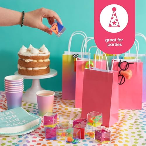 THE TWIDDLERS 12 Pack Brain Teaser Puzzle Cubes, Kids Party Favors - Assorted Difficulty Levels, Christmas Goodie Bag Fillers, Birthday Party Toys, Educational Classroom Prizes, Gifts for Boys Girls - Image 3