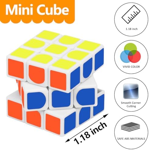 Mini Cube Party Favors for Kids: 20 Pack Magic Cube Party Puzzle Game Toys - Image 2