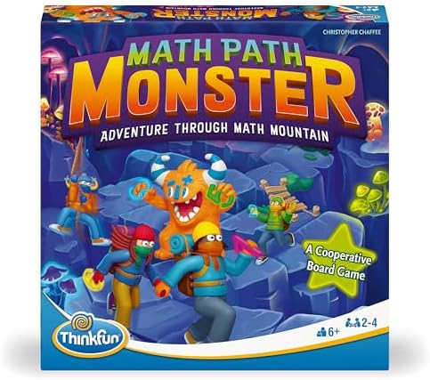 ThinkFun Math Path Monster - Engaging Cooperative Board Game - Enhances STEM Skills - Fosters Teamwork - Exciting Counting Adventure for Kids and Adults - MESH Accredited - Image 5