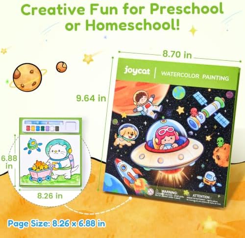 JoyCat Paint with Water Coloring Books for Toddlers (Space) - Image 4