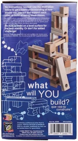 TEDCO Blocks and Marble Run for Children 4+ Years - Image 2