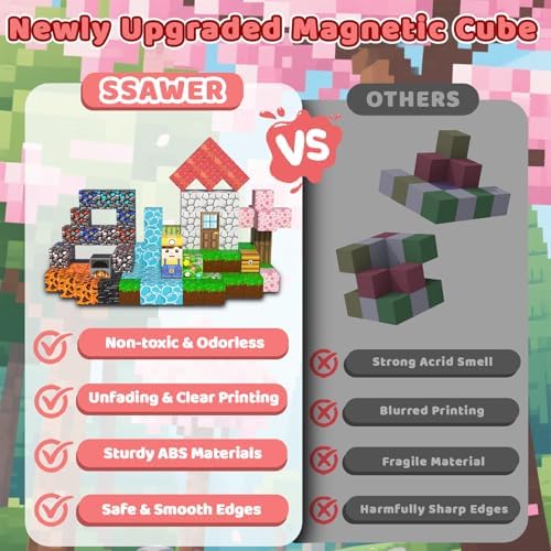 Magnetic Blocks, 300PCS Toys Building Cube Birthday Gifts for Kids - Image 4