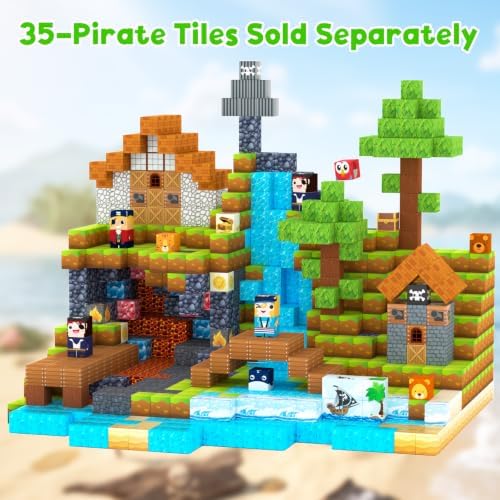 Bmag 248Pcs Pirate Magnetic Blocks - Image 3