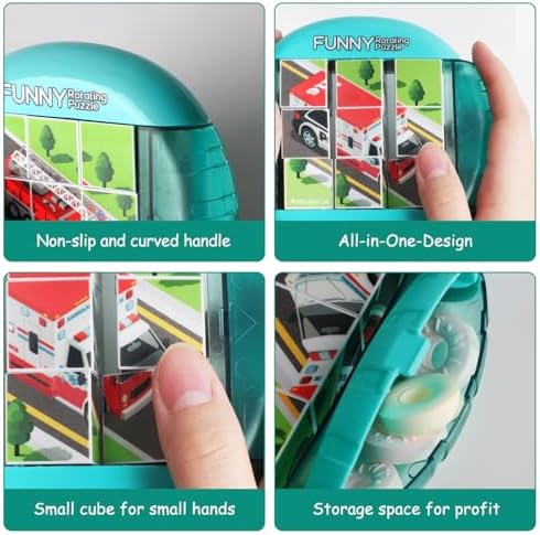 Rotating Puzzle for Toddlers Kids 3+, Travel Essentials Toys - Image 5