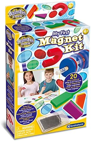 Brainstorm Toys: My First Magnet Kit - 20 Pieces, Learn About Magnetic Force, Educational Toy, Includes Online Code for Experiments, Kids Ages 4+ by BrainstormToys