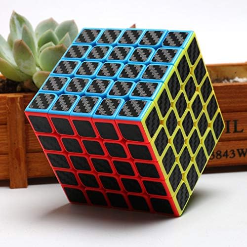 CFMOUR Original Speed Cube 5x5x5, Fast Magic Cube for Kids, Smooth Carbon Fiber Cubes, Puzzle Toys