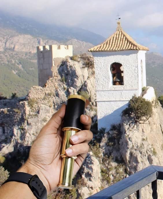Captains Pirates Telescope Spyglass For Kids Adults Portable Collapsible Handheld Telescope Monocular Adventure Factory Brass Traveling Nautical For Navy And Outdoor By E Bull International - Image 5