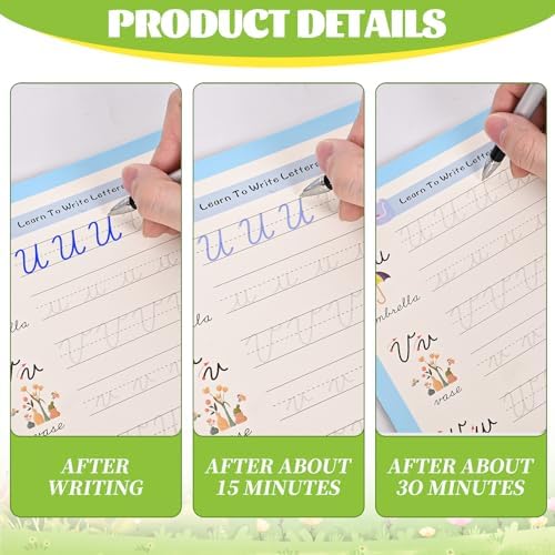 AALGO Grooved Cursive Handwriting Workbook, Learn Cursive Workbook for Kids Ages 8–12 - Image 3
