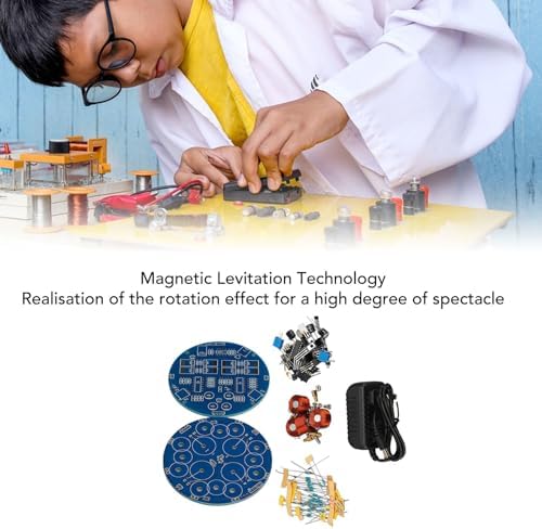 Magnetic Levitation Module Kit, High Stability DIY Levitation Machine Core with Soldering Kit for Home School Laboratory - Image 4