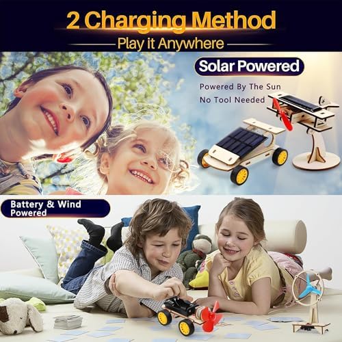 STEM Kits for Kids Ages 8-10-12-14, Stem Toys for Boys Age 8-12, Science Projects, Solar Car Building Kits, Activities Engineering Kit, Gifts for 8 9 10 11 12 Year Old Boys - Image 2