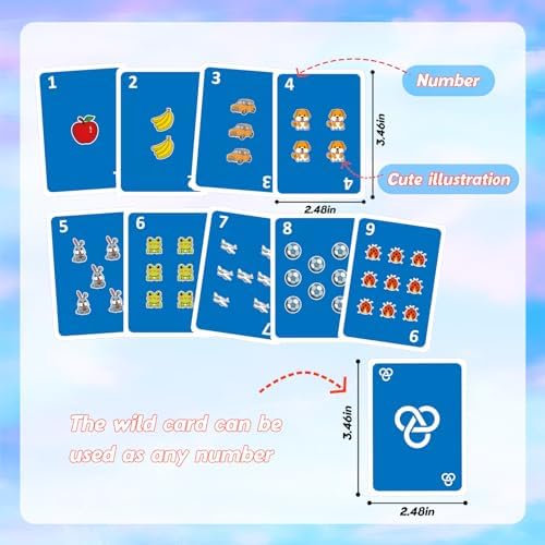 Kasfalci Math Learning Toys - Card Games, Board Games & Flash Cards for Kids, Addition & Subtraction, Family Travel Fun, Classroom Must Haves - Image 3