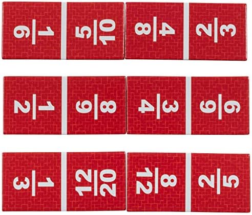 LEARNING ADVANTAGE Equivalent Fraction Dominoes, Math Games for Kids - Image 5