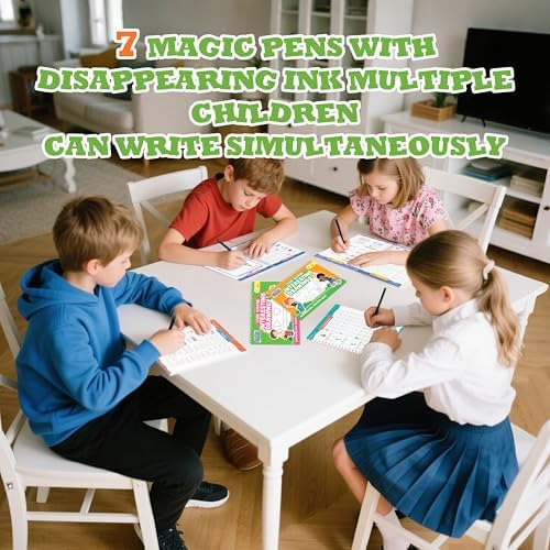 Magic Grooved Writing Practice for Kids, Reusable Grooved Workbook - Image 5