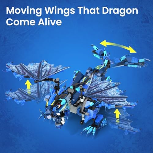 Sillbird Dragon Building Kit with Remote Control STEM Gift for Boys 8-12 - Image 5