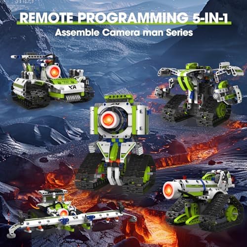 STEM Robotics Kit for Kids 8-14, 5-in-1 RC Building Set - Image 2