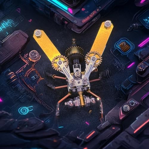 3D Metal Puzzle Insect Bug Mechanical Fly Model Steampunk Sculpture DIY Projects Making Kit Arts and Crafts Metal Building Science kit, Ideas,Gifts for Birthday(Mechanical Fly A) - Image 2