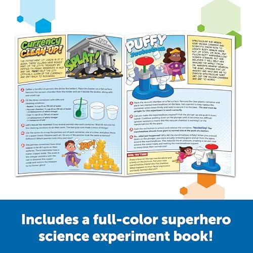 Learning Resources STEM Explorers Superhero Science!, Critical Thinking, Experiments for Kids, Magnets for Boys and Girls, Ages 6+,21 Pieces - Image 4