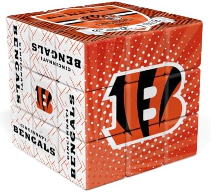 Party Animal NFL Football Speed Cube Puzzle, Cincinnati Bengals by PartyAnimalInc