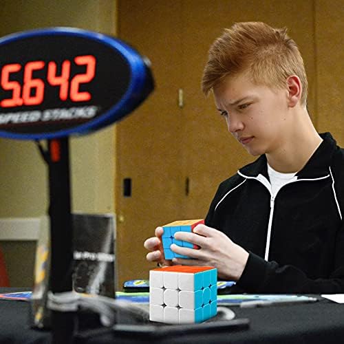 3x3 Speed Cube Stickerless with Stand & Tutorial Toy Gift for Boys 6-12 - Image 3