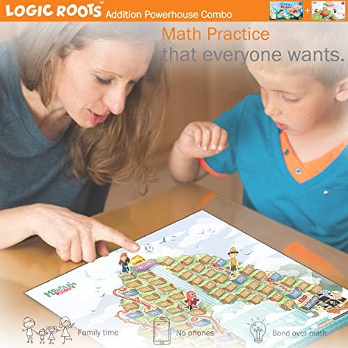 Addition Game - Fun Math Board Game for 7-9 Year Olds, Easy Start STEM Toy with Addition of 2 & 3 Digit Numbers (Ocean Raiders + Moutain Raiders) - Image 5