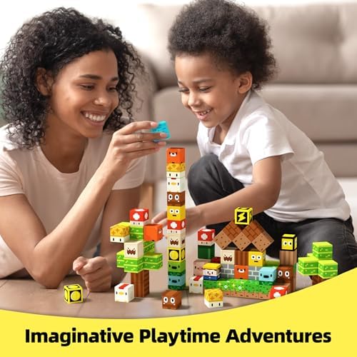 GobiDex 100PCS Magnetic Building Blocks for Boys Girls 3+ (1 inch) - Image 6