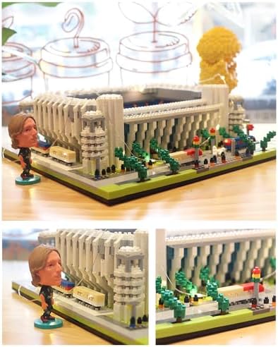 Micro Mini Blocks Real Madrid Stadium Building Model Set Famous Architectural Toys Gifts for Kid and Adult 4575 Pieces - Image 6