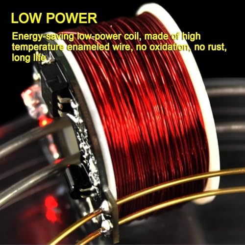 Electromagnetic Accelerator 6 Coil Ring, 24V Brushless Cyclotron Motor, Physics Aid Model, Low Power Coil for Experimental Teaching and DIY Gifts - Image 3