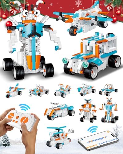 Robot Building Toys for Boys, 12-in-1 STEM Projects for Kids Ages 8-12 by HBUDS