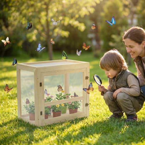 tonchean Butterfly Habitat Cage Kit, 20'' x 18.1'' - Image 6