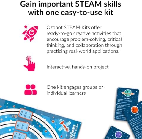 Ozobot OzoGoes to The Solar System, STEM Kit, Ages 8+, Learn The Solar System, Problem Solving, Classroom Science Activities, Easy Assembly, NGSS Aligned, Digital Lessons, Robot Not Included - Image 3