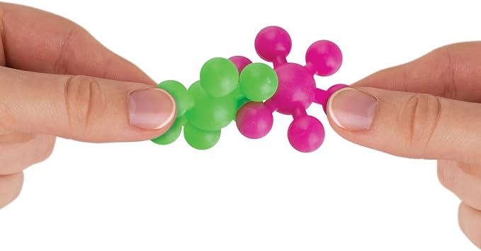 ORB Flower Snaps - 200 Pieces STEM Toys, Building Blocks for Kids - Flower Shaped Interlocking Clip Together Building Discs - Fun, Educational, Creative Connect Toys for Boys and Girls Ages 3 and Up