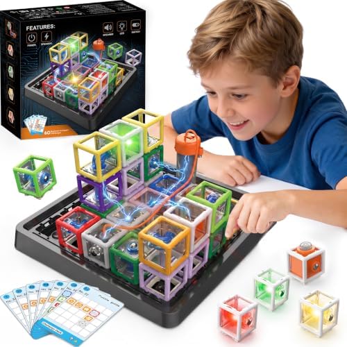 2026 New 3D Light-Up Circuit Maze, STEM Kit for Kids Ages 8-14 by VkotaVkoty