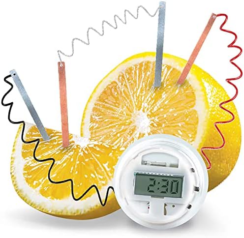 4M Kidzlabs Lemon Powered Clock, Chemical Electrical Science Lab Experiment - STEM Toys Educational Gift for Kids & Teens, Girls & Boys 12 Count (Pack of 1) - Image 4