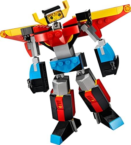 LEGO Creator 3 in 1 Super Robot Building Kit, Kids Can Build a Toy Robot or a Toy Dragon, or a Model Jet Plane, Makes a Creative Gift for Kids, Boys, Girls Age 7+ Years Old, 31124 - Image 5