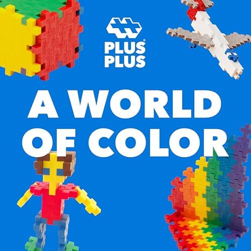 PLUS PLUS Super Tube, 500 Piece Basic Mix - Mini Waffle Blocks for Kids - Image 4