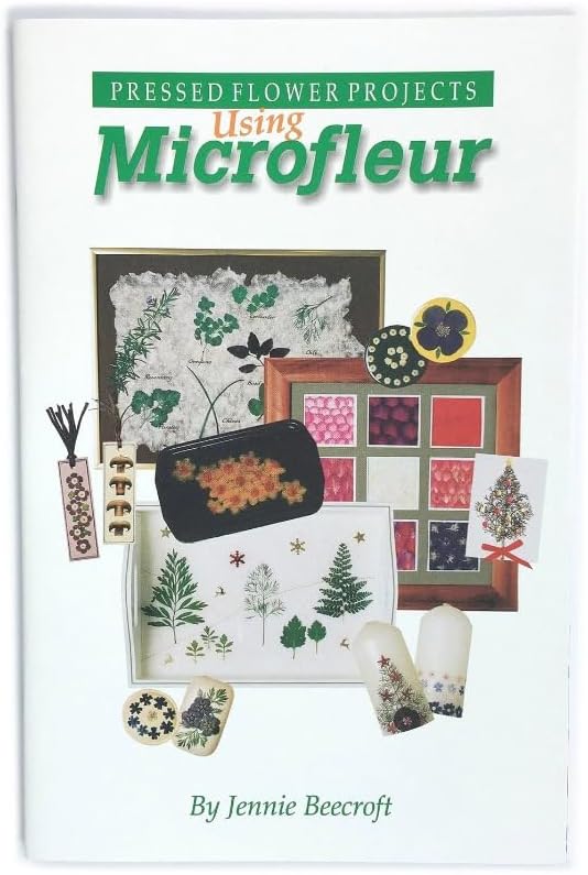 Microfleur Max Microwave Flower Pressing Kit - Complete DIY Floral Pressing Set with Tweezers, Soft Cover Book, & 9"" (23cm) Pressing Flower Frame for Scrapbooking & Art Crafts