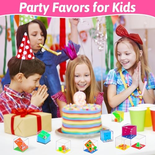 24PCS Brain Teaser Puzzles Cubes Party Favors Bulk for Kids 4-8 8-12 Birthday Summer Goodie Treat Bag Stuffers Classroom Treasure Chest Carnival Prizes Box Toys Pinata Filler End of Year Student Gift - Image 3