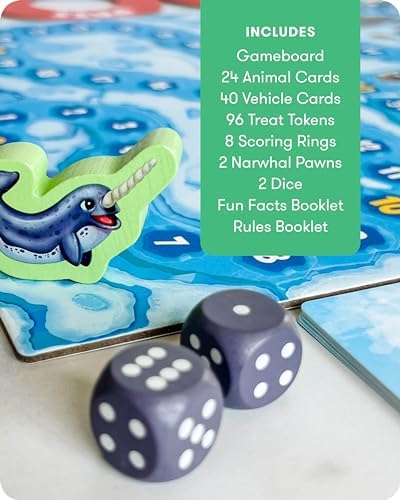 SimplyFun Arctic Riders - Educational & Fun Math Games for Kids - Practice Upper Level Addition & Subtraction Skills for Kids 7 & Up - 2 to 4 Players - Image 4