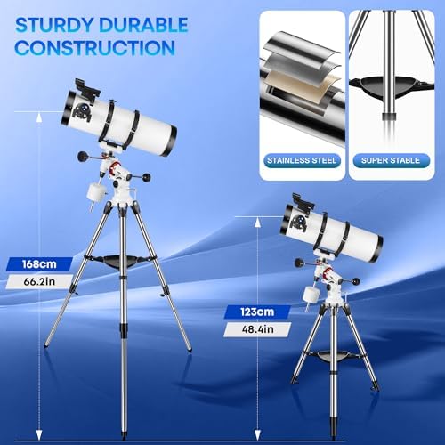 Dianfan 150EQ Professional Astronomy Telescope for Adults High Powered - Image 5